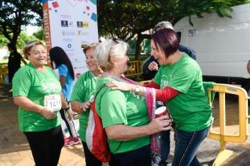  Unos 160 mayores de Telde dan un ejemplo de motivación en II carrera Pasos por la vida (Foto TA)